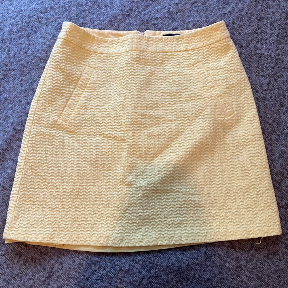 The Limited Yellow Mini Skirt